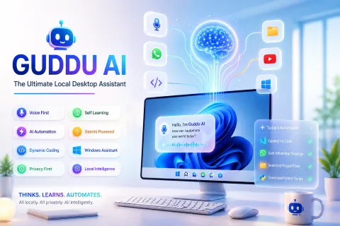 Guddu AI Local Desktop Assistant Project
