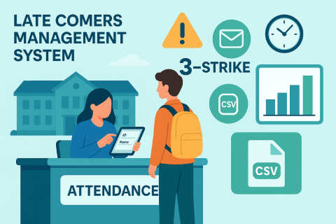 Latecomers Management System Desktop App Project